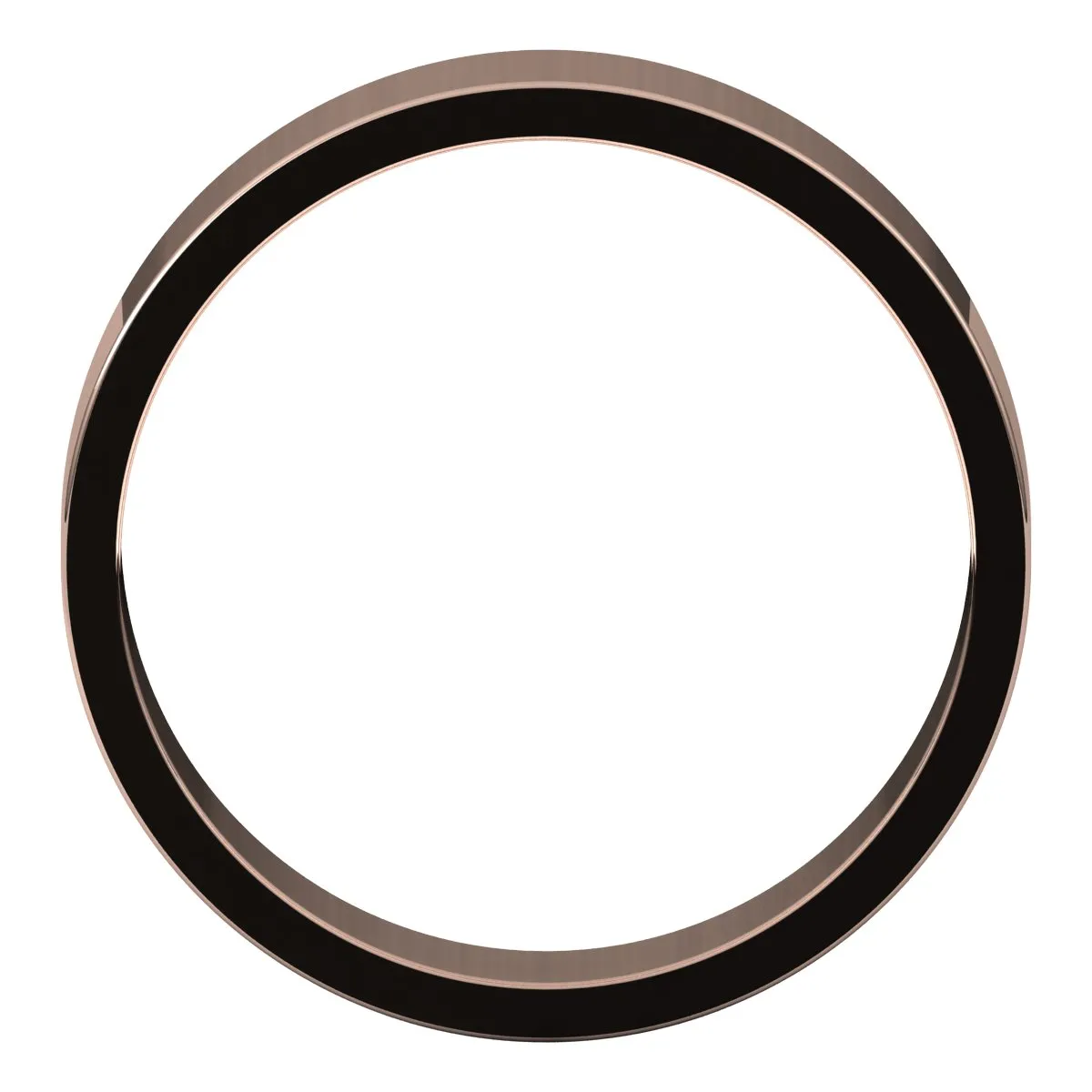 10K Rose Gold 5 mm flat Wedding Band