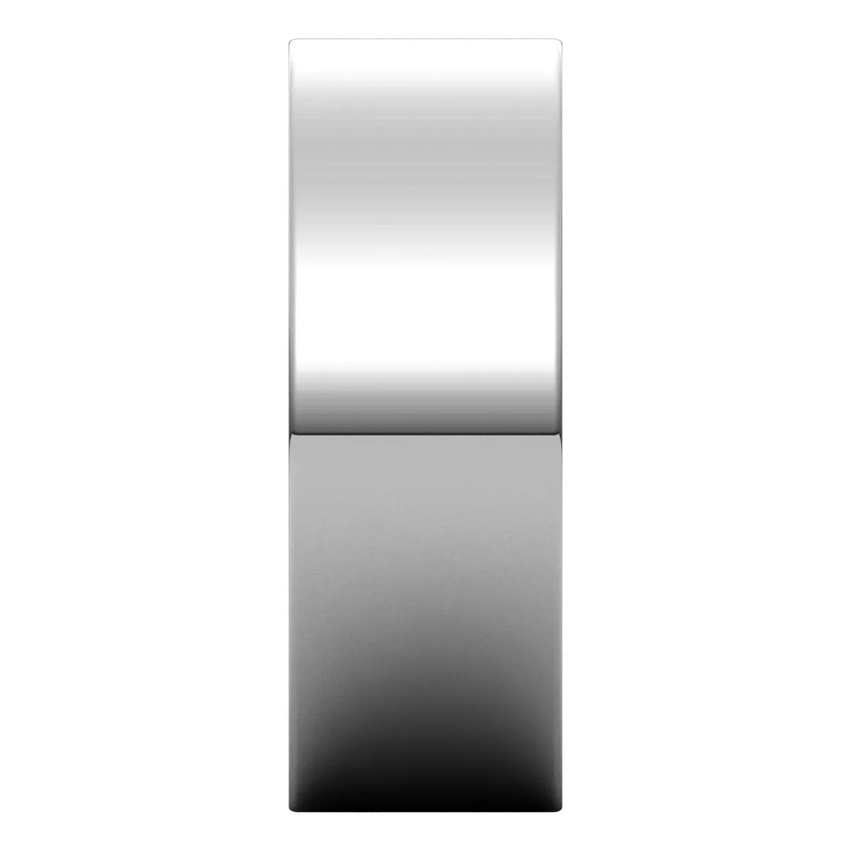 10K White Gold 7 mm flat Wedding Band
