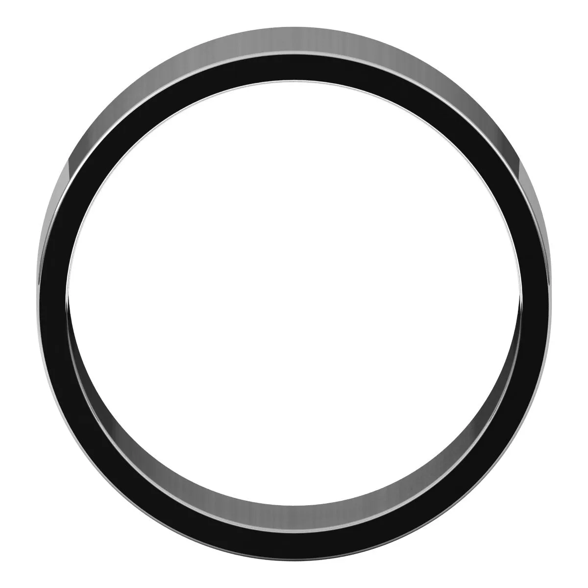 10K White Gold 7 mm flat Wedding Band