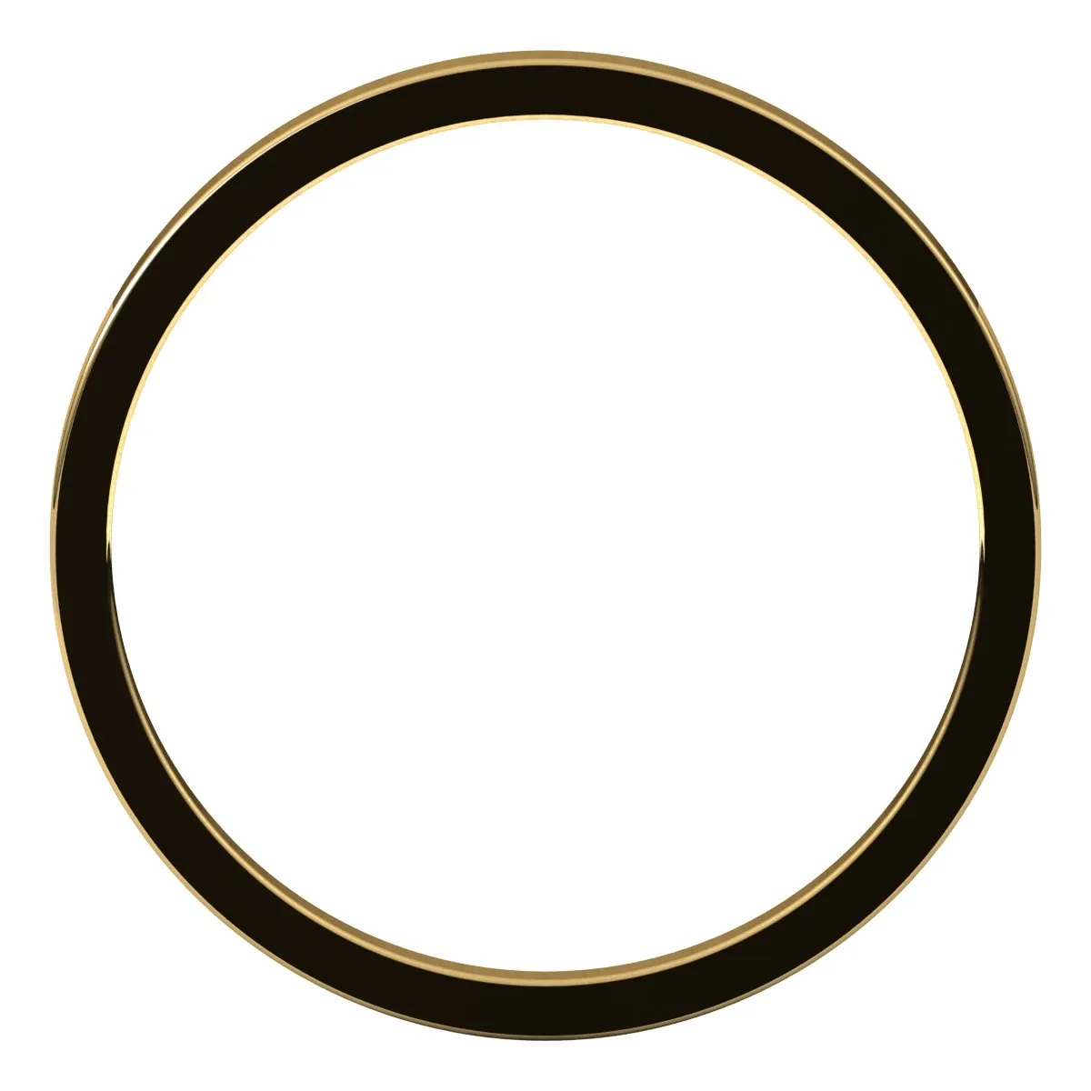 10K Yellow Gold 1.5 mm flat Wedding Band