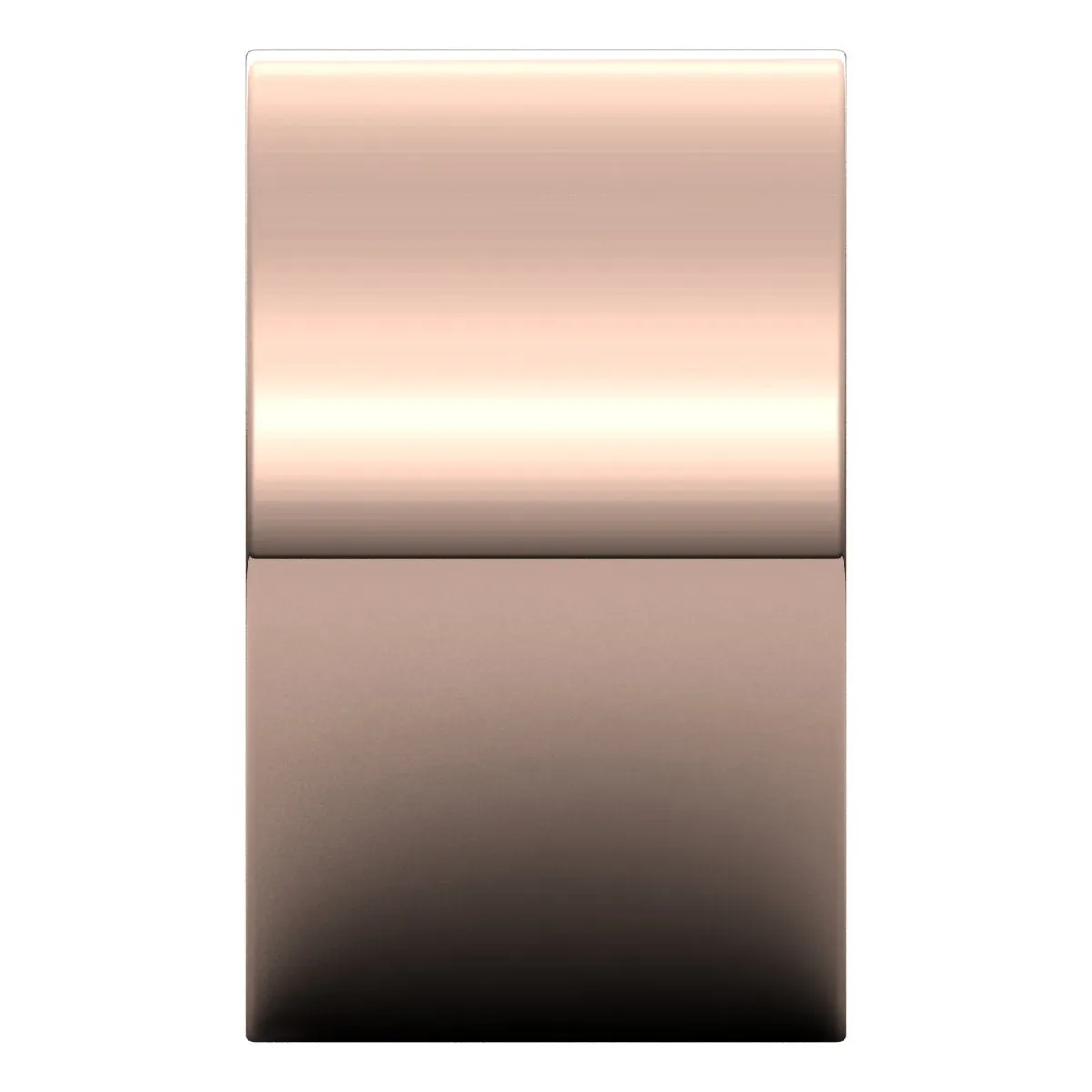 14K Rose Gold 12 mm flat Wedding Band