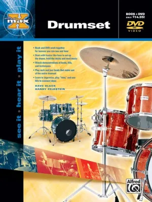 Alfred's MAX™ Drumset, Book & DVD
