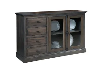 Allison - 2 Door 4 Drawer Sideboard with Optional Wine Rack