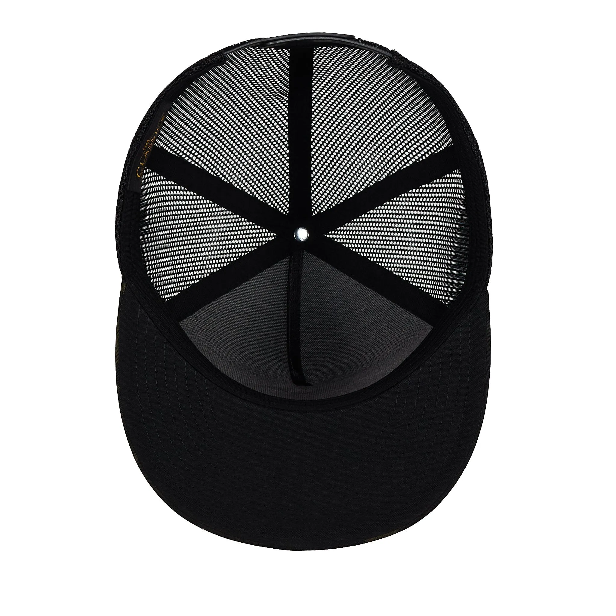 American Black Camo Trucker Flat Bill