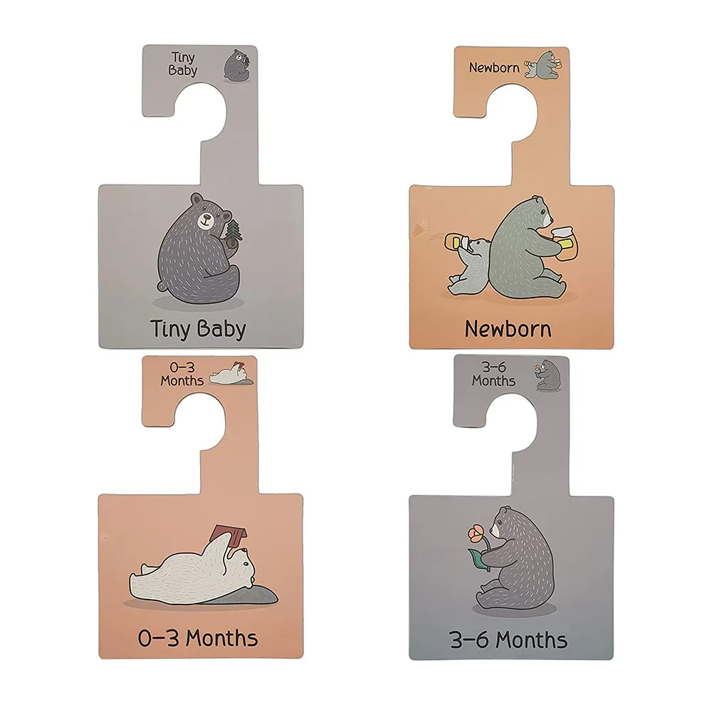 Baby Wardrobe Dividers Woodland Bears