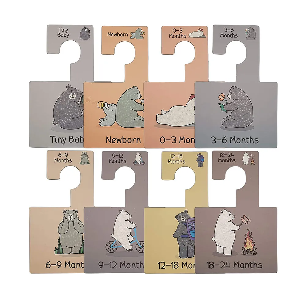 Baby Wardrobe Dividers Woodland Bears