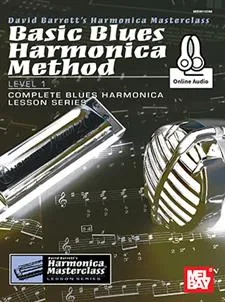 Basic Blues Harmonica Method Level 1 (Book   Online Audio)