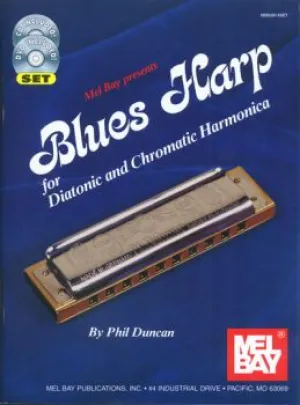 Blues Harp for Diatonic and Chromatic Harmonica (CD & DVD Set)