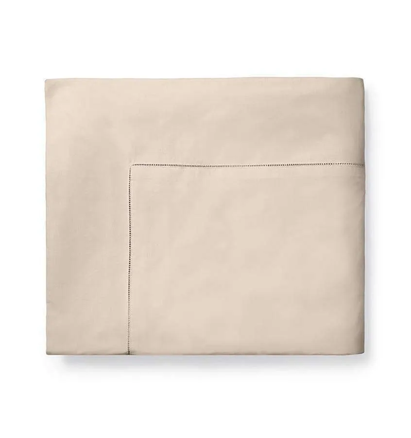 Celeste Percale Flat Sheet by Sferra