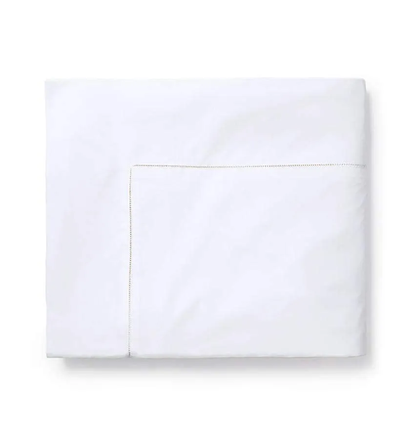 Celeste Percale Flat Sheet by Sferra