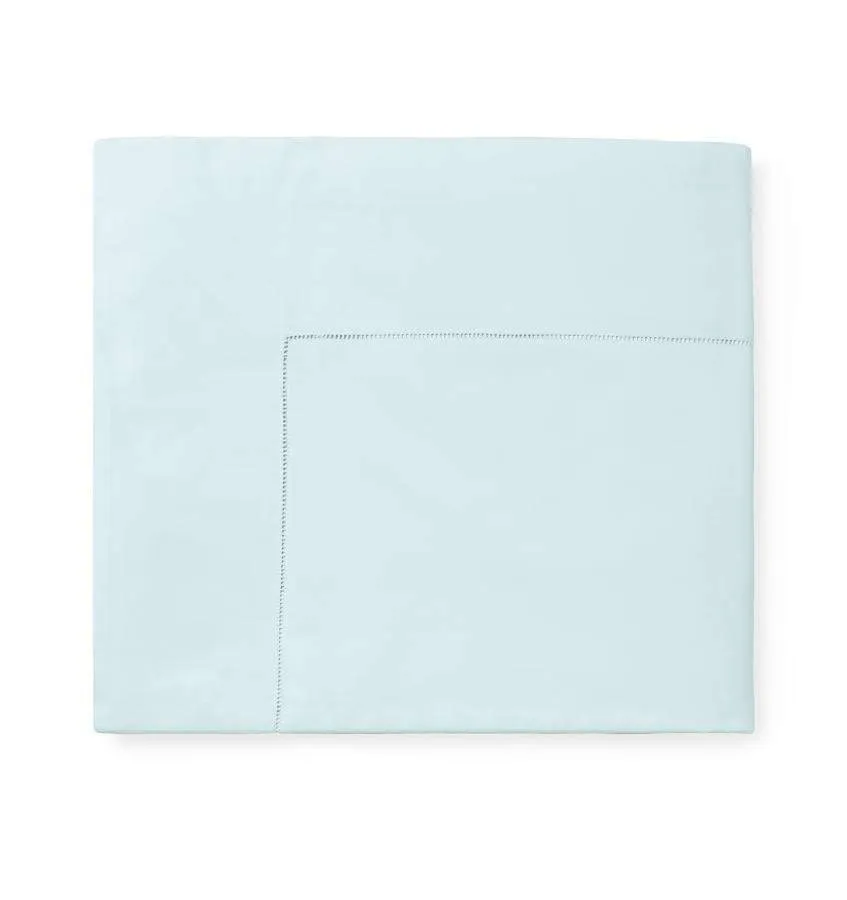 Celeste Percale Flat Sheet by Sferra
