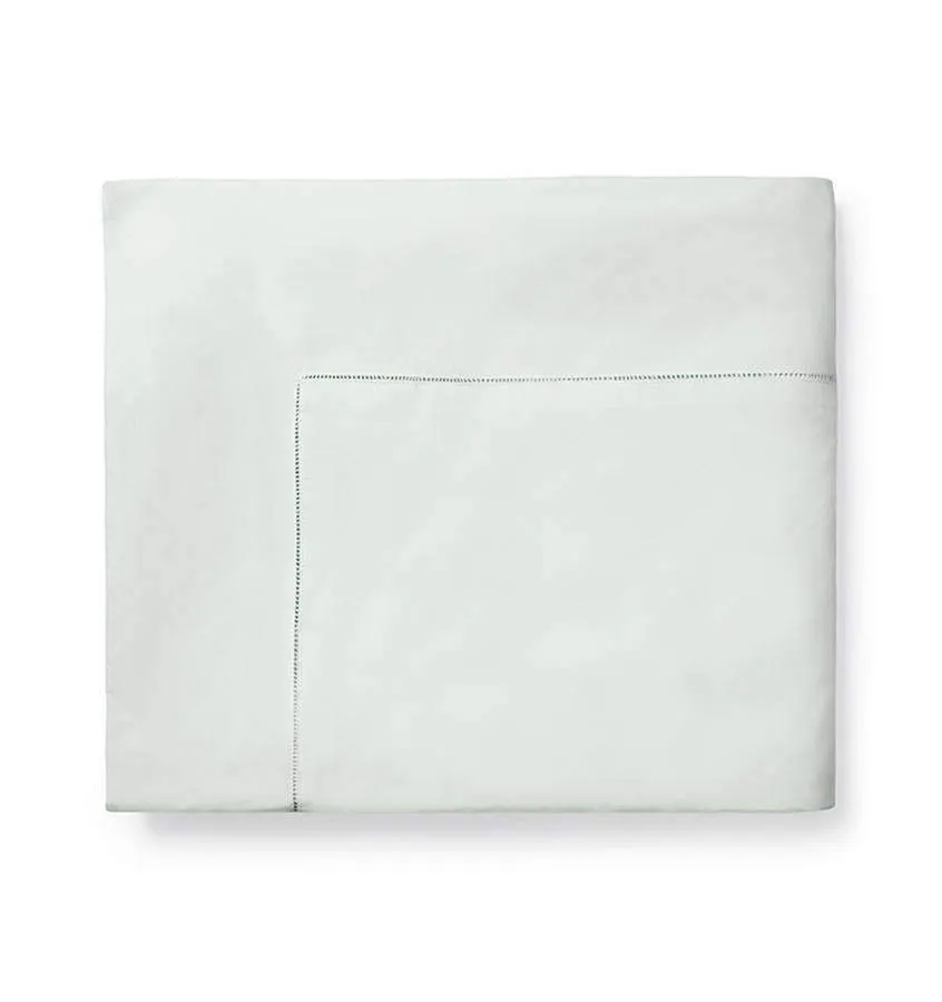 Celeste Percale Flat Sheet by Sferra