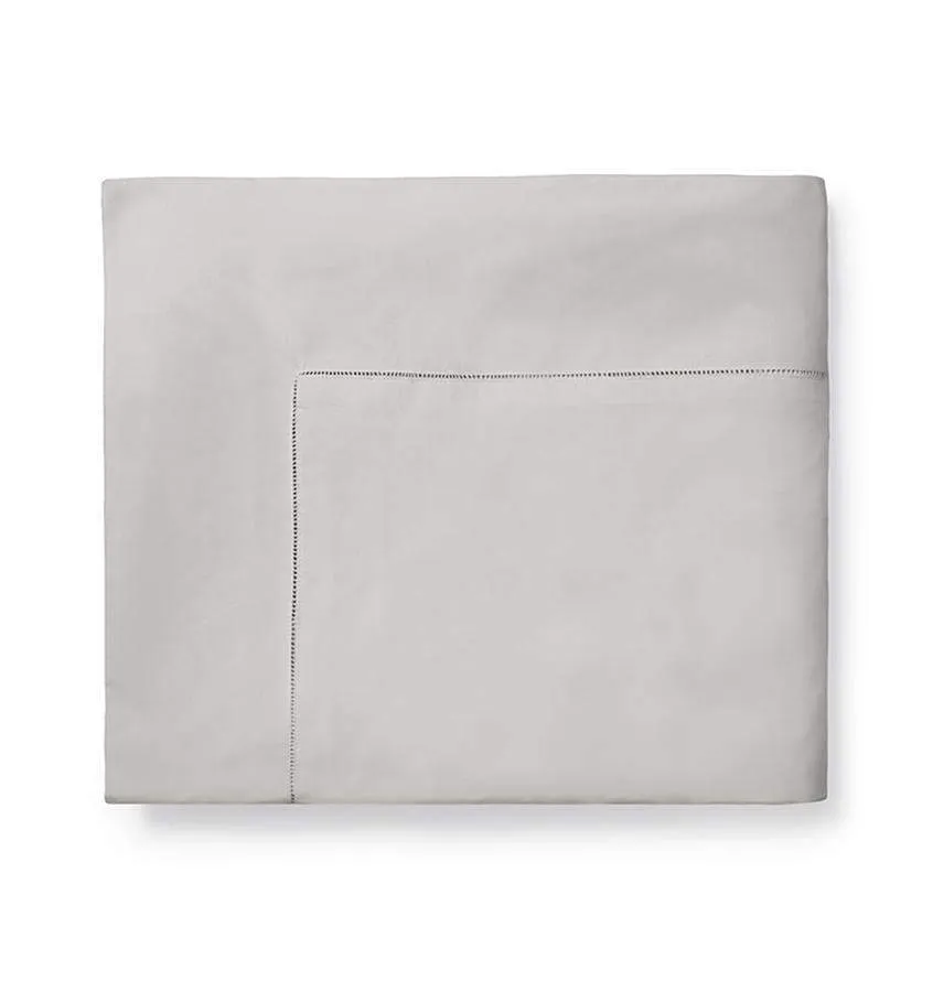 Celeste Percale Flat Sheet by Sferra