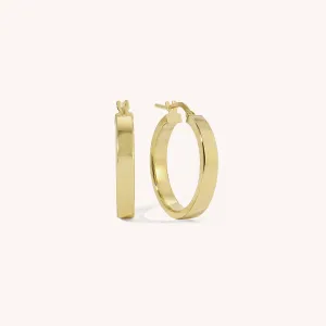 Chunky Flat Hoops