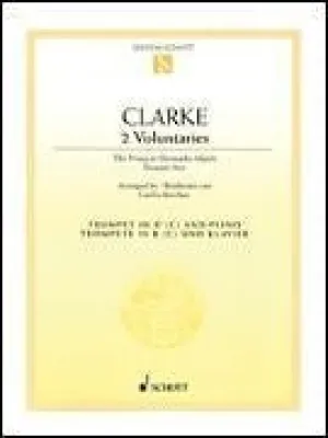 CLARKE, 2 Voluntaries for Trumpet in B-flat and Piano