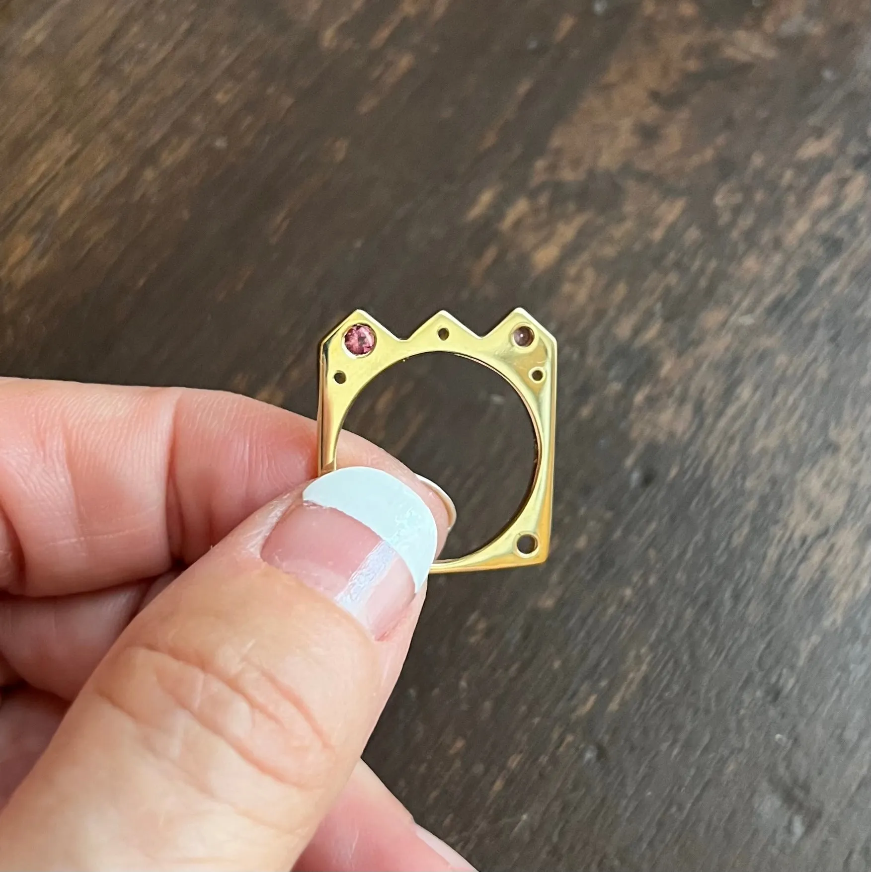 Crown Flat Ring