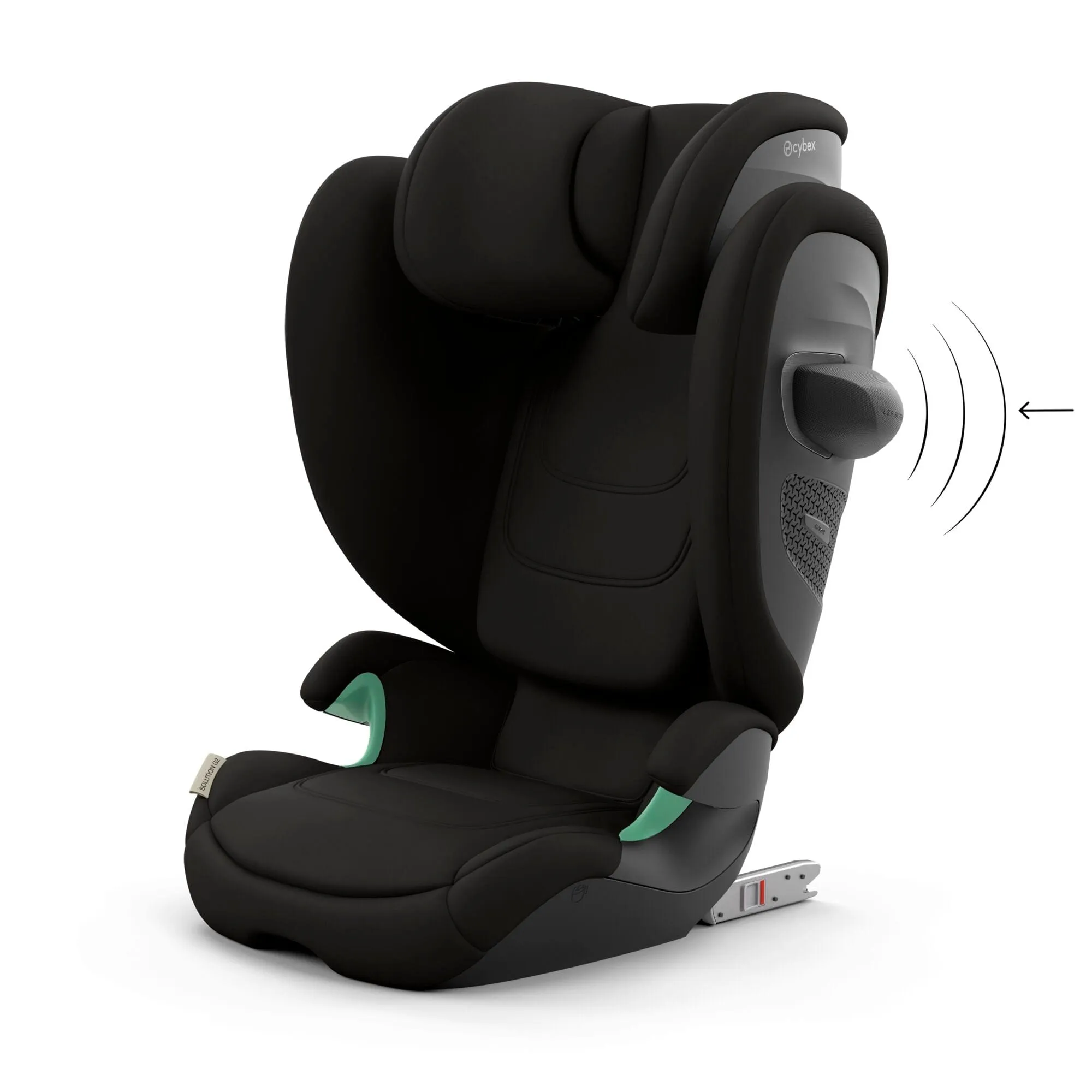 Cybex Solution G2 i-Fix Highback Booster in Magic Black