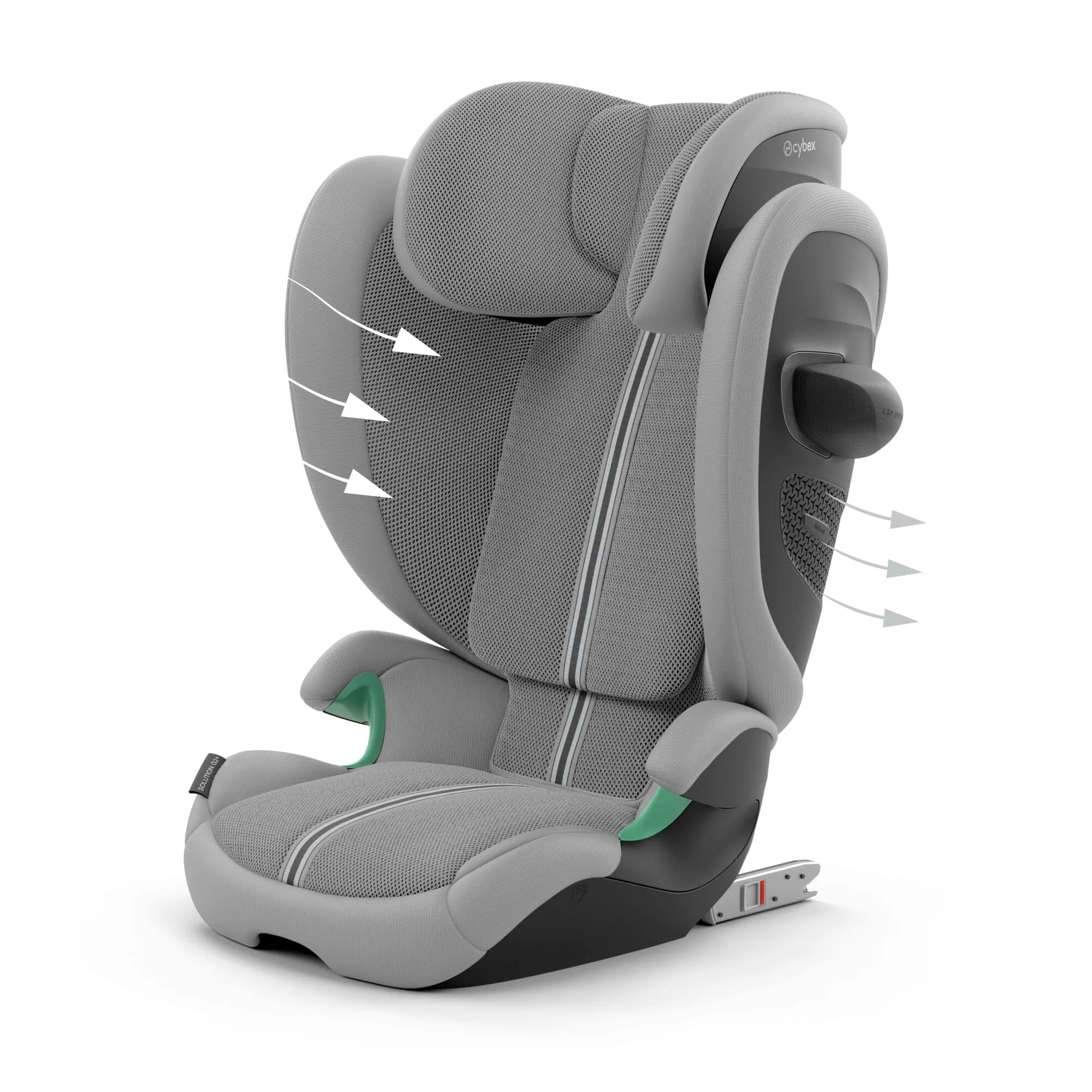 Cybex Solution G2 Plus i-Fix Highback Booster in Stone Grey