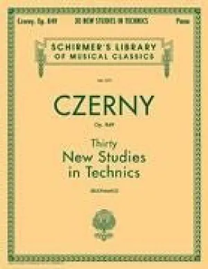 Czerny, Thirty New Studies in Technics, Op. 849 Piano Technique