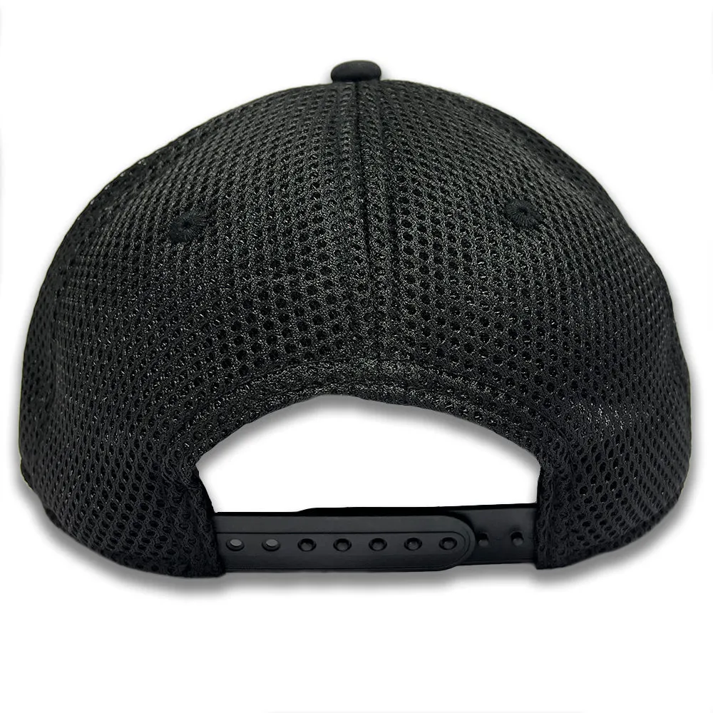 D5 FLAT BRIM 7 PANEL SNAP BACK CAP