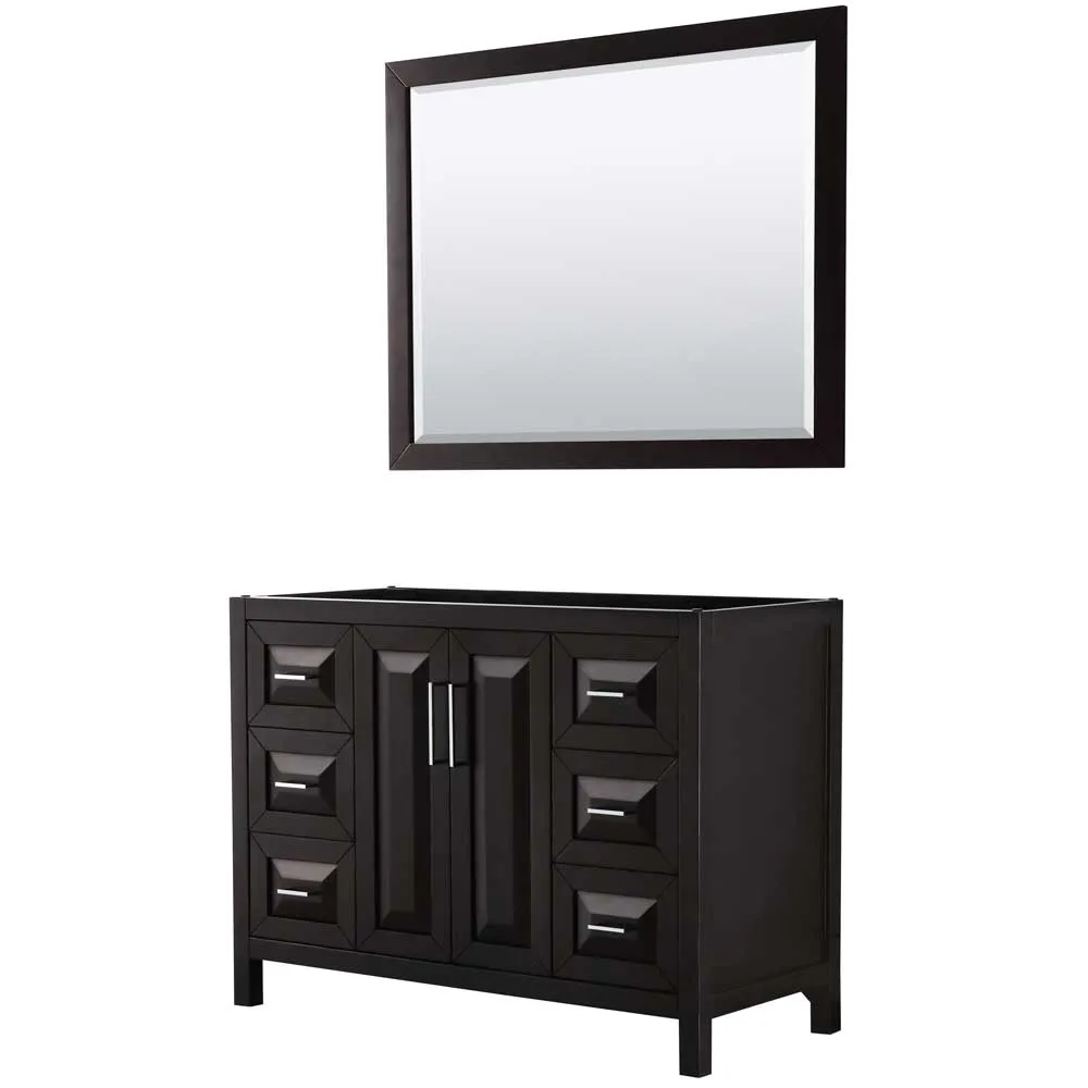 Daria 48 Inch Single Bathroom Vanity in Dark Espresso