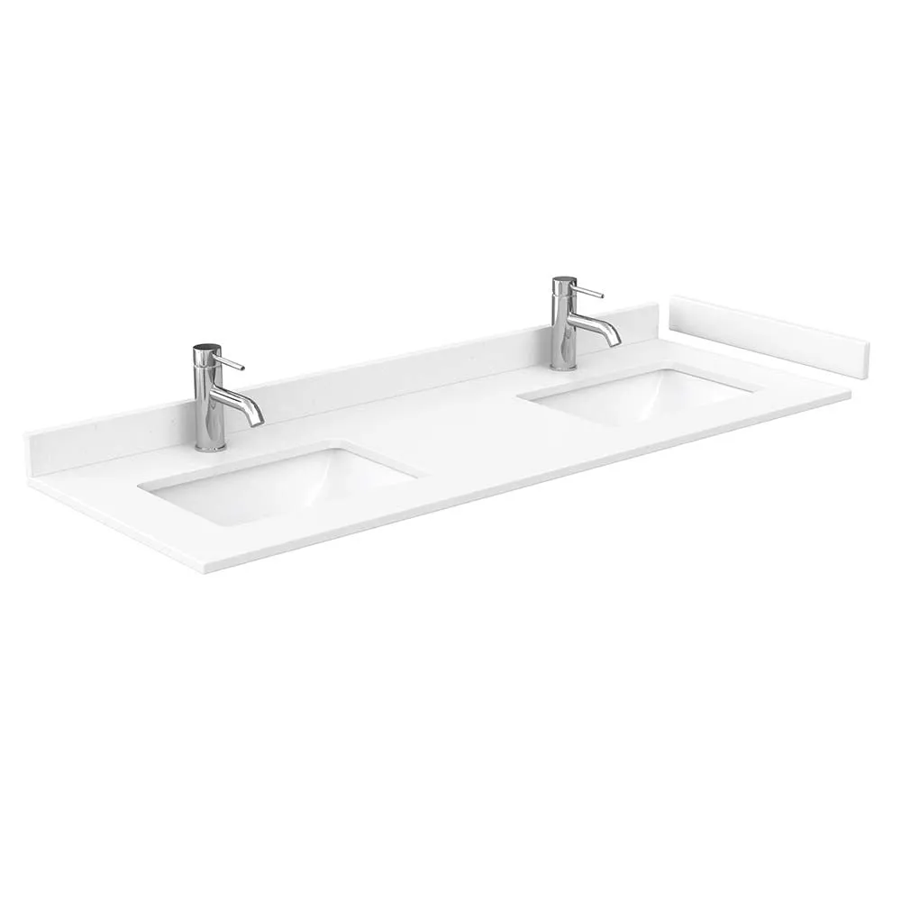 Daria 60 Inch Double Bathroom Vanity in Dark Espresso