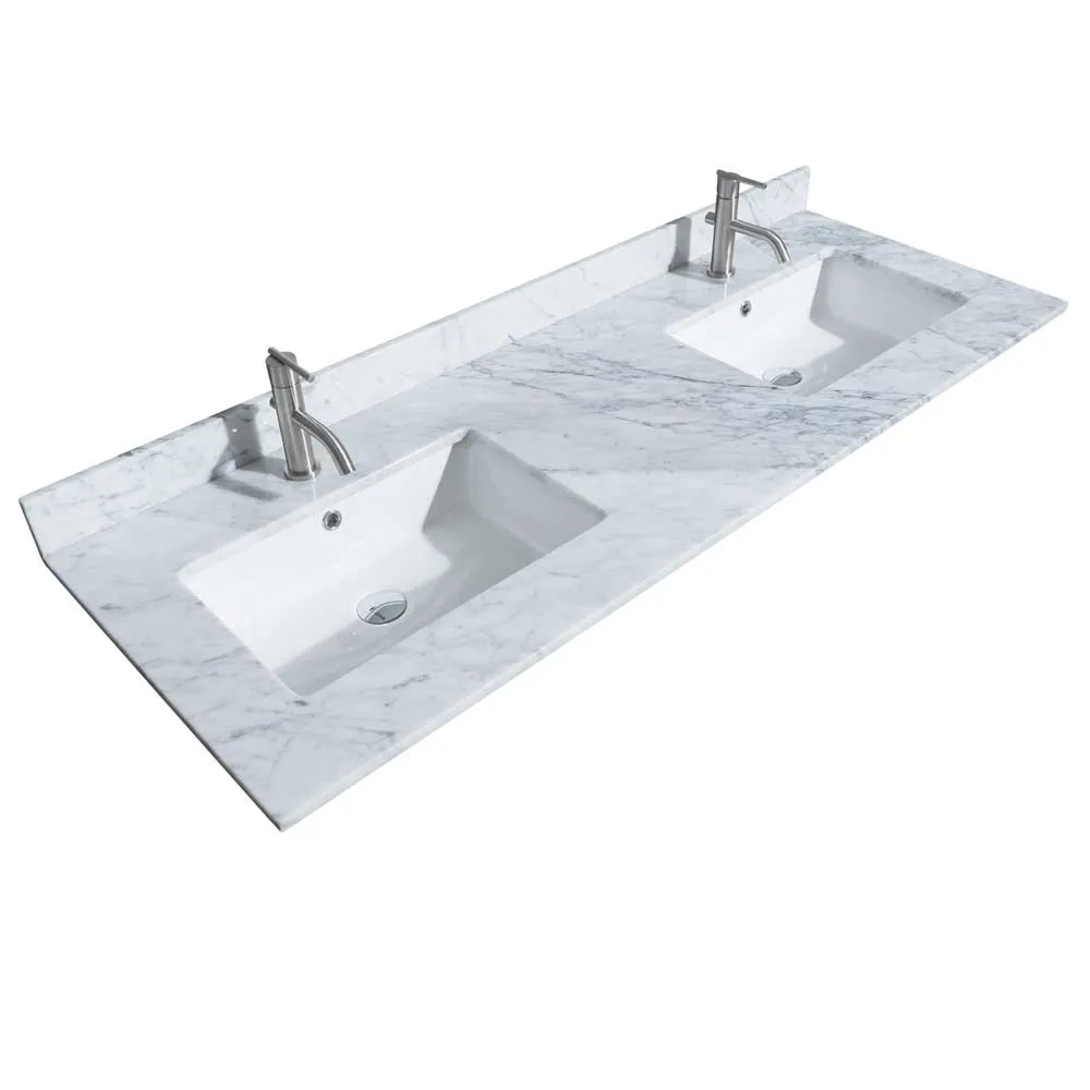 Daria 60 Inch Double Bathroom Vanity in Dark Gray