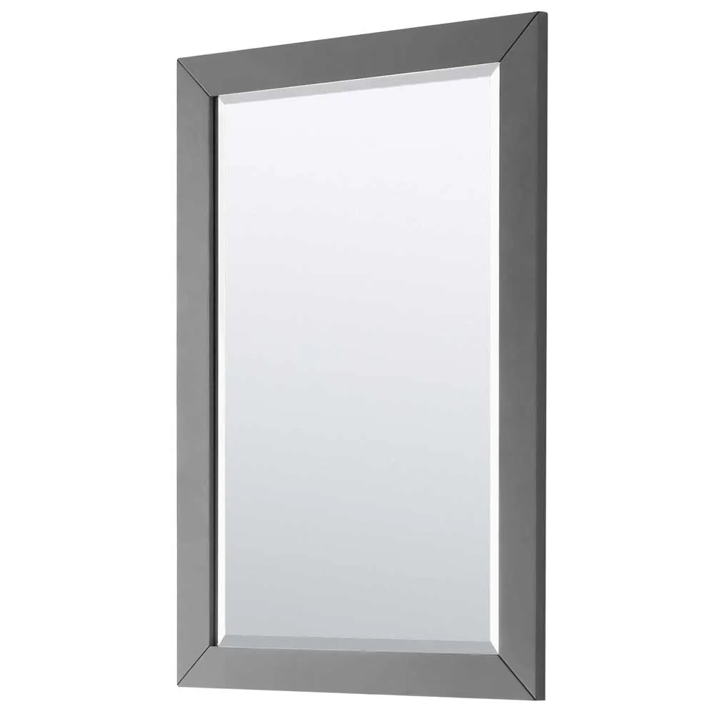 Daria 60 Inch Double Bathroom Vanity in Dark Gray