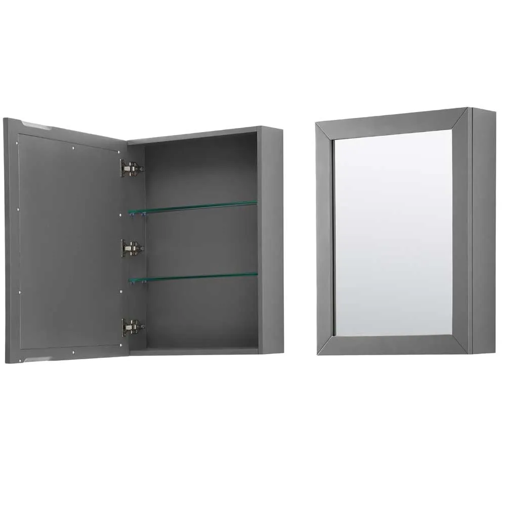 Daria 60 Inch Double Bathroom Vanity in Dark Gray