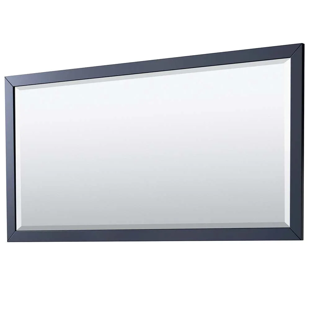 Daria 72 Inch Double Bathroom Vanity in Dark Blue