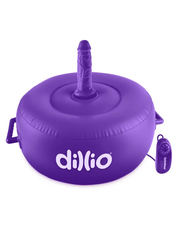 Dillio Purple - Vibrating Inflatable Hot Seat