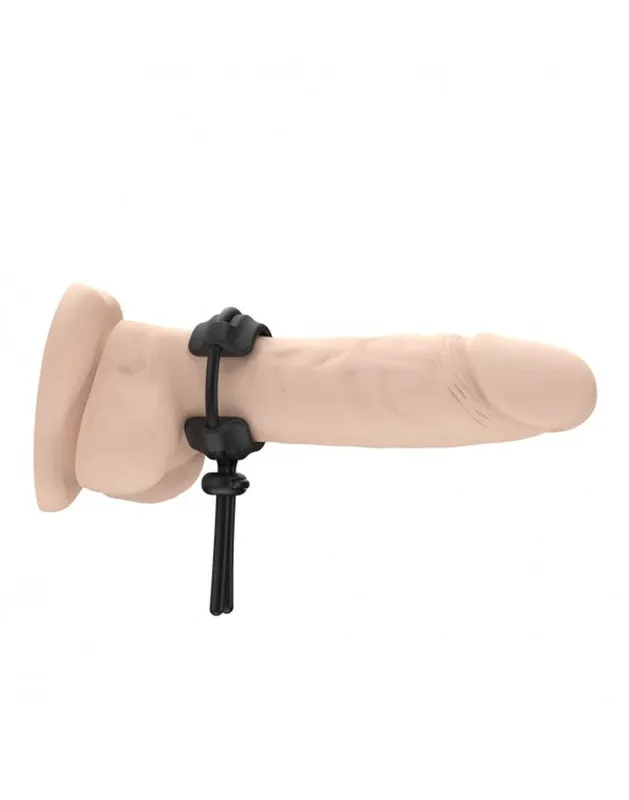 Dorcel - Fit Ring - Verstelbare Siliconen Cockring - Zwart