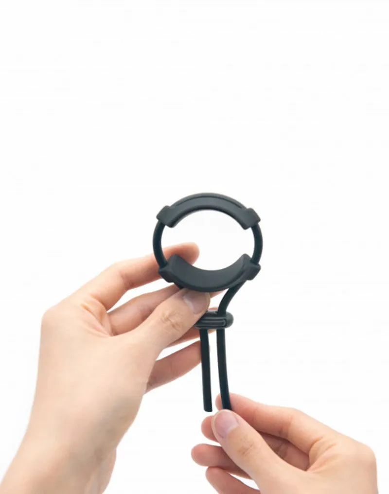 Dorcel - Fit Ring - Verstelbare Siliconen Cockring - Zwart