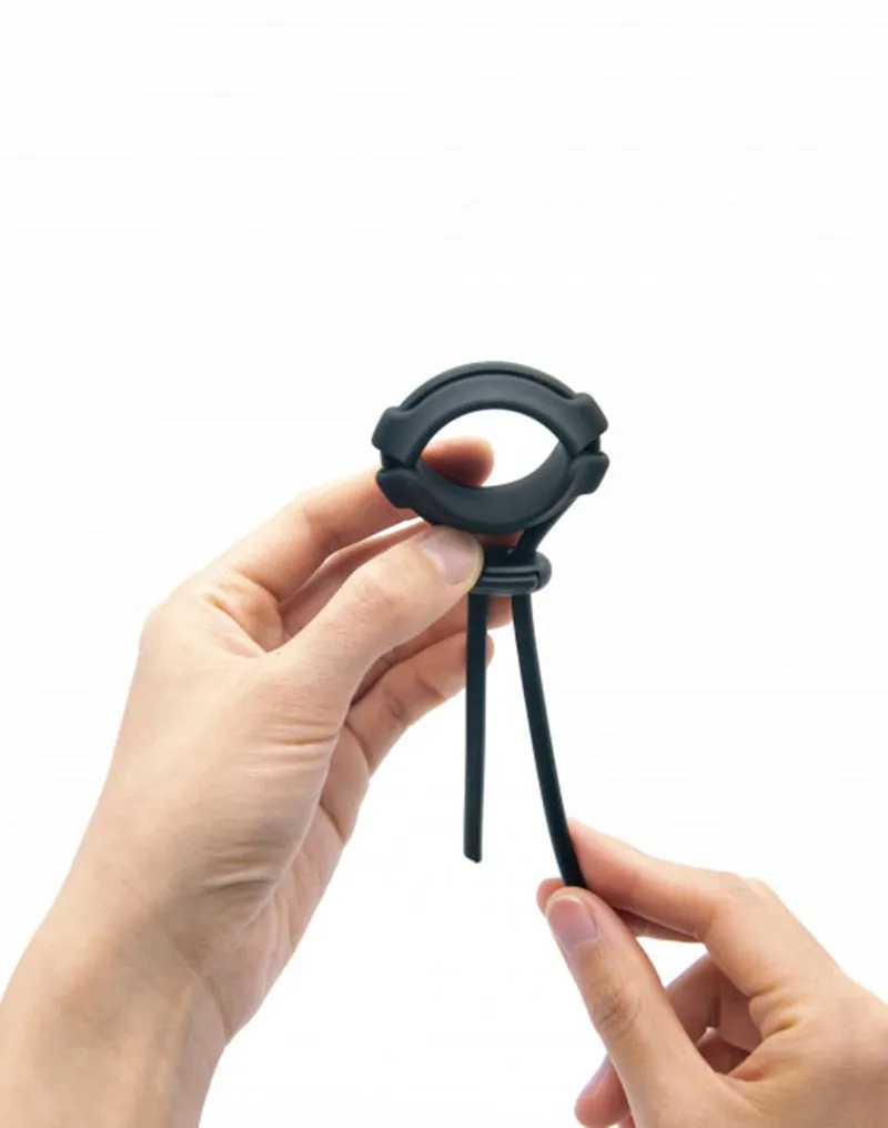 Dorcel - Fit Ring - Verstelbare Siliconen Cockring - Zwart