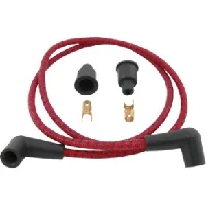 Electric Ignition Spark Plug Wire Kit -Red/Black