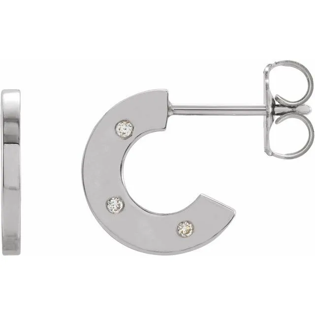 Flat Hoop Earrings