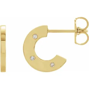 Flat Hoop Earrings