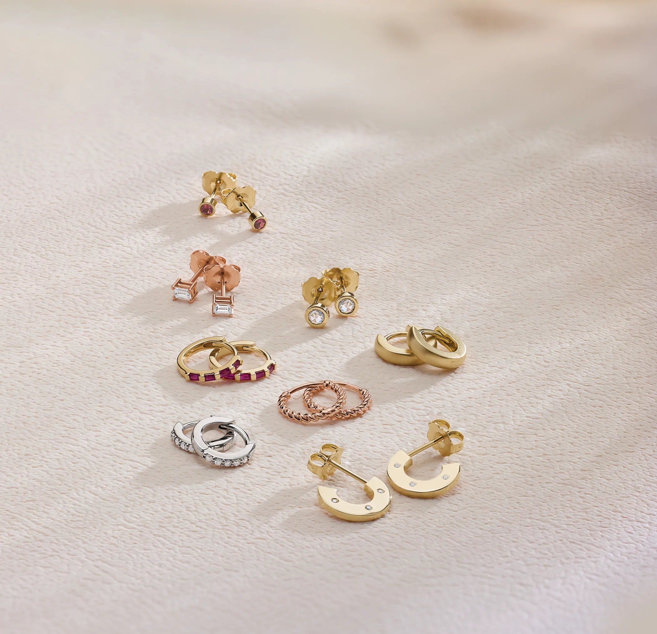 Flat Hoop Earrings