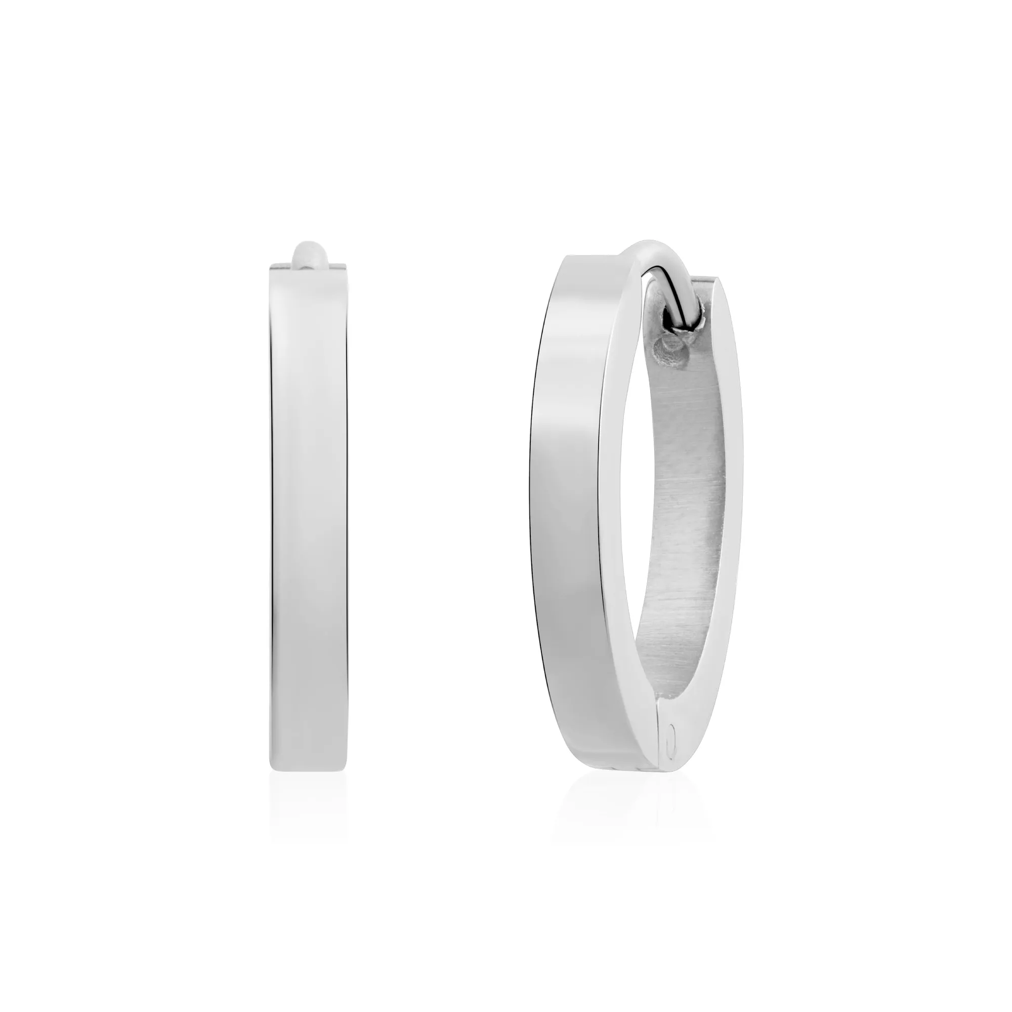 Flat Huggie Earrings