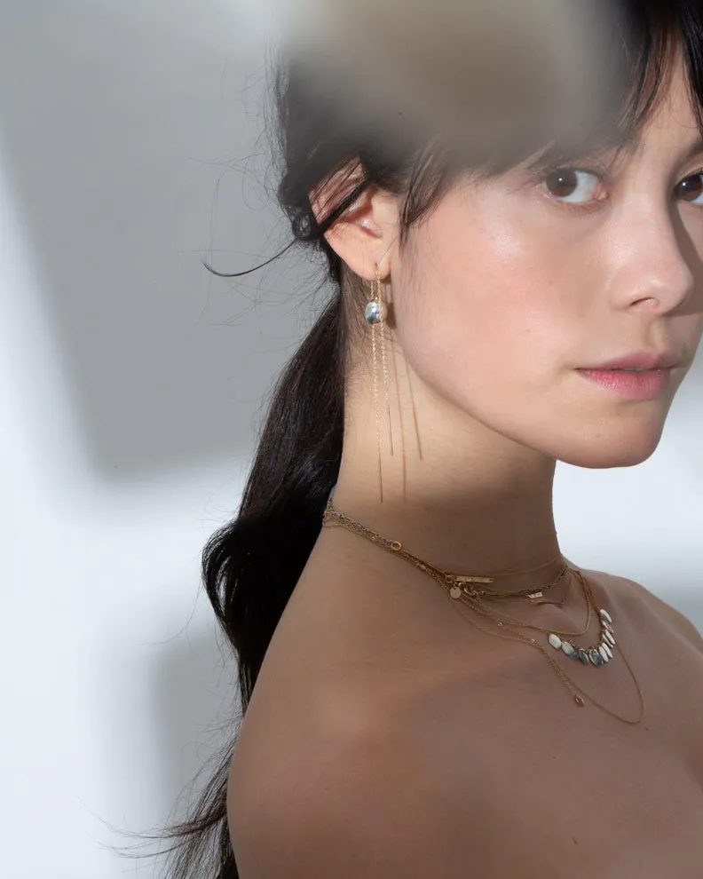 flat seed necklace