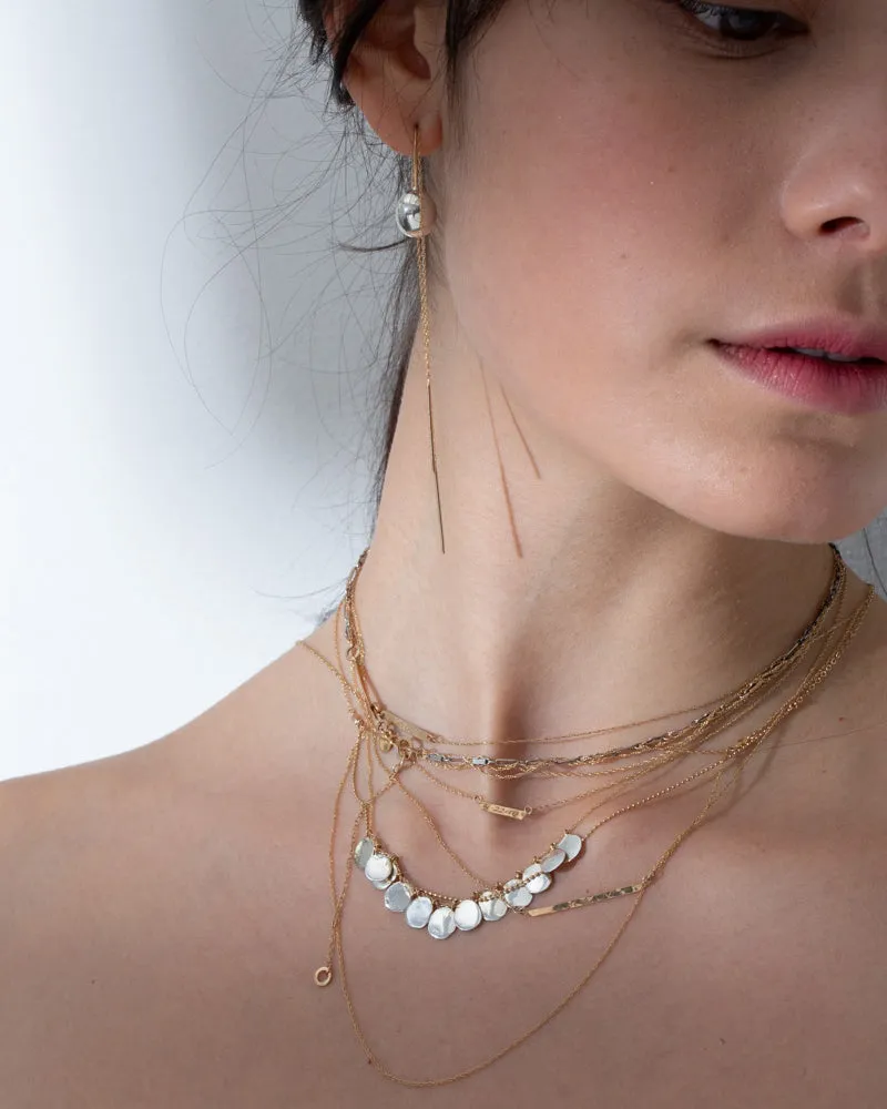 flat seed necklace