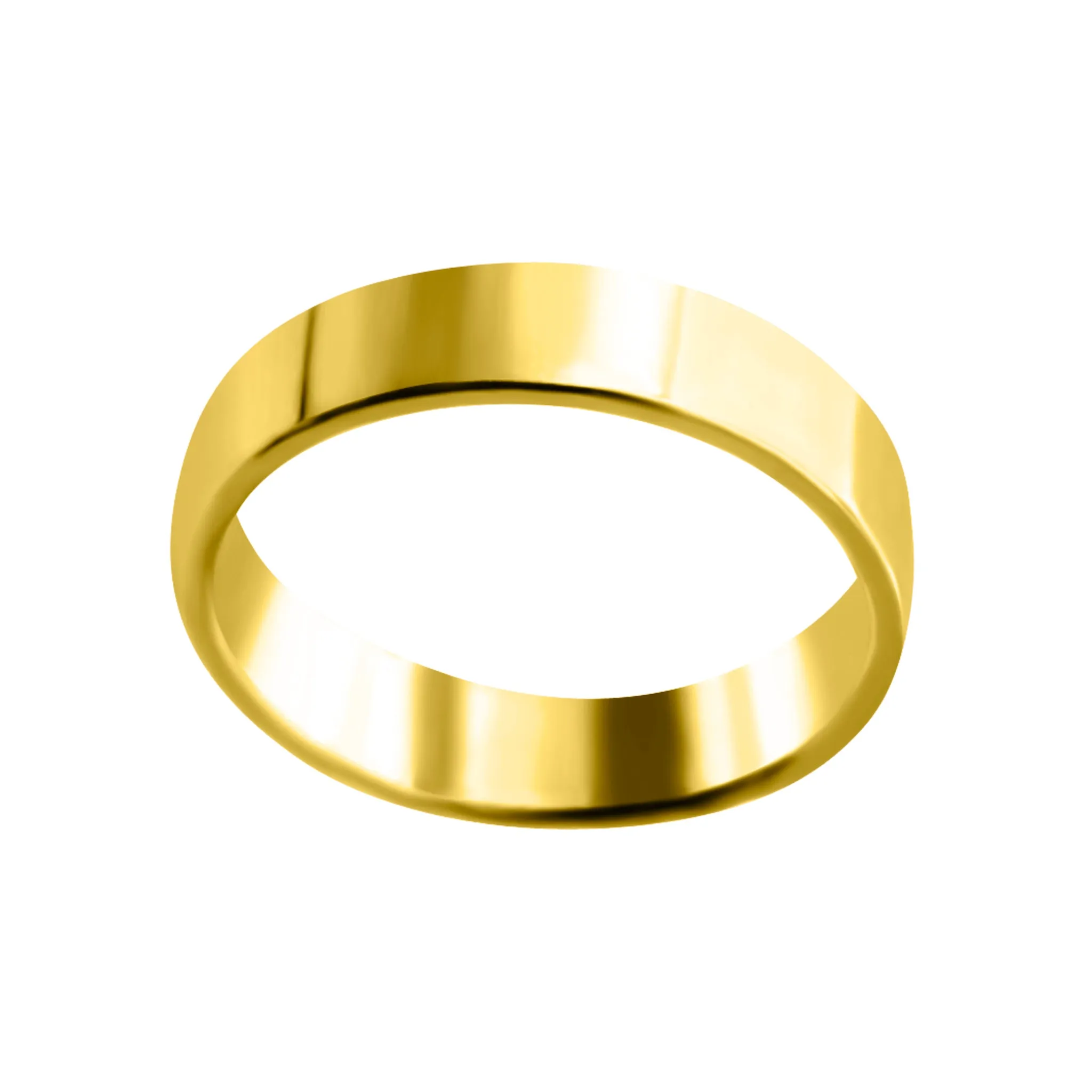 Flat Wedding Band