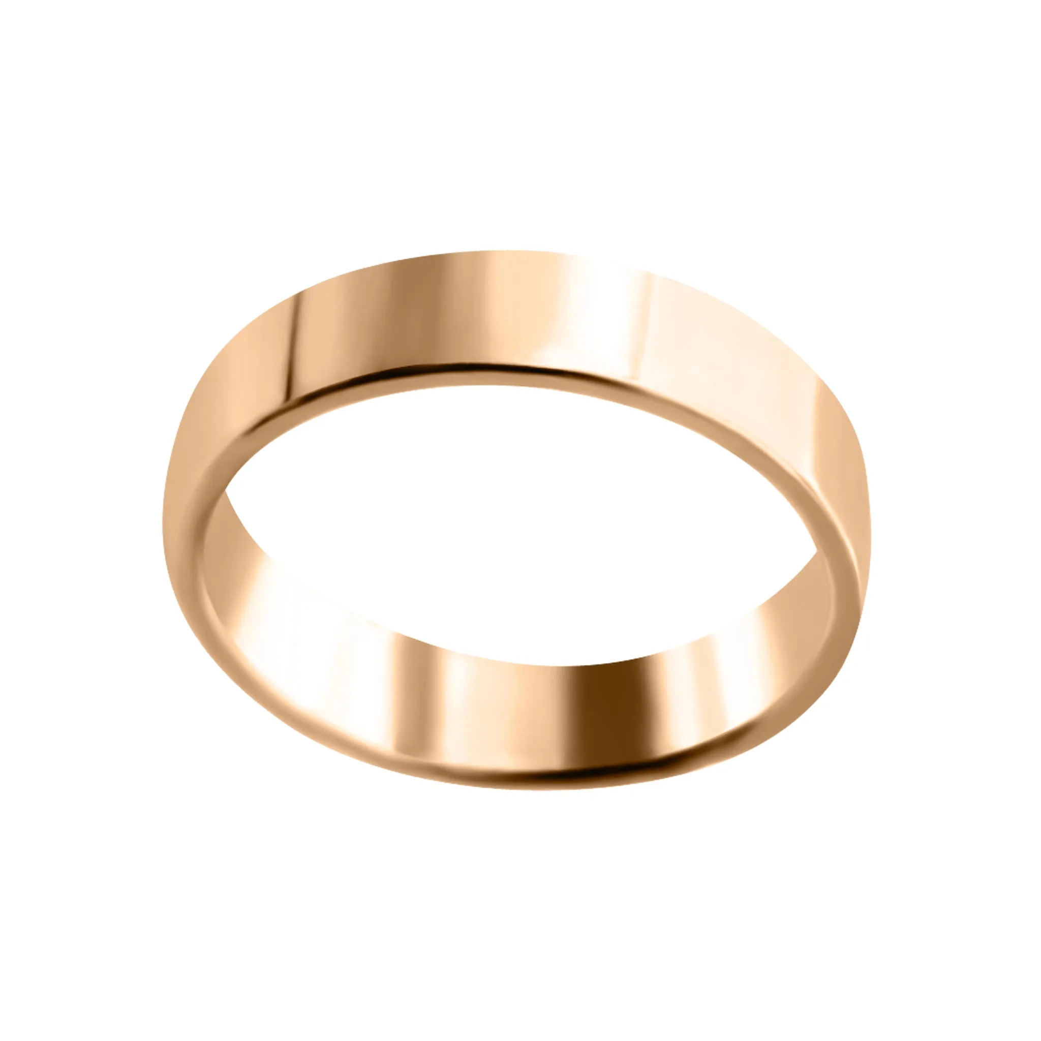 Flat Wedding Band