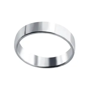 Flat Wedding Band