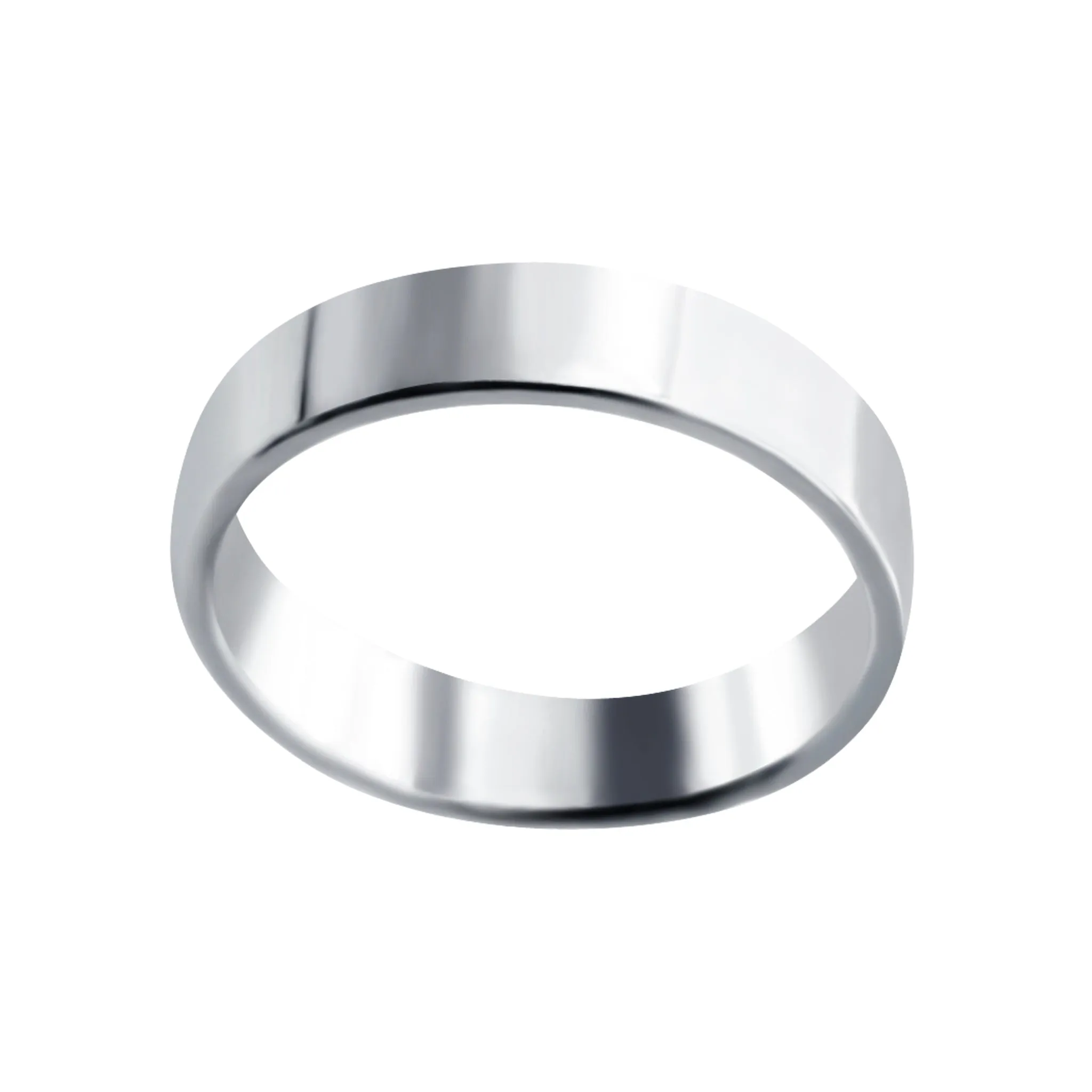 Flat Wedding Band