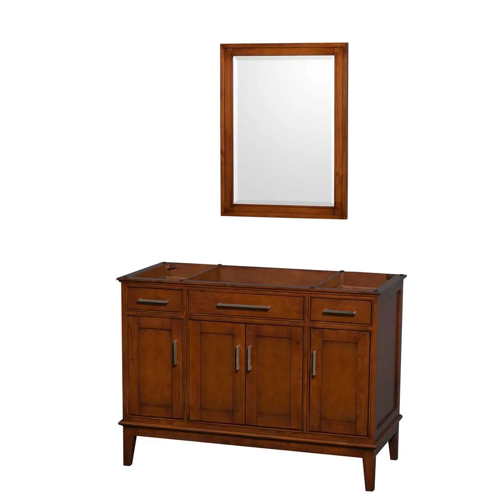Hatton 48 Inch Single Bathroom Vanity in Light Chestnut