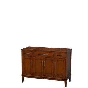 Hatton 48 Inch Single Bathroom Vanity in Light Chestnut