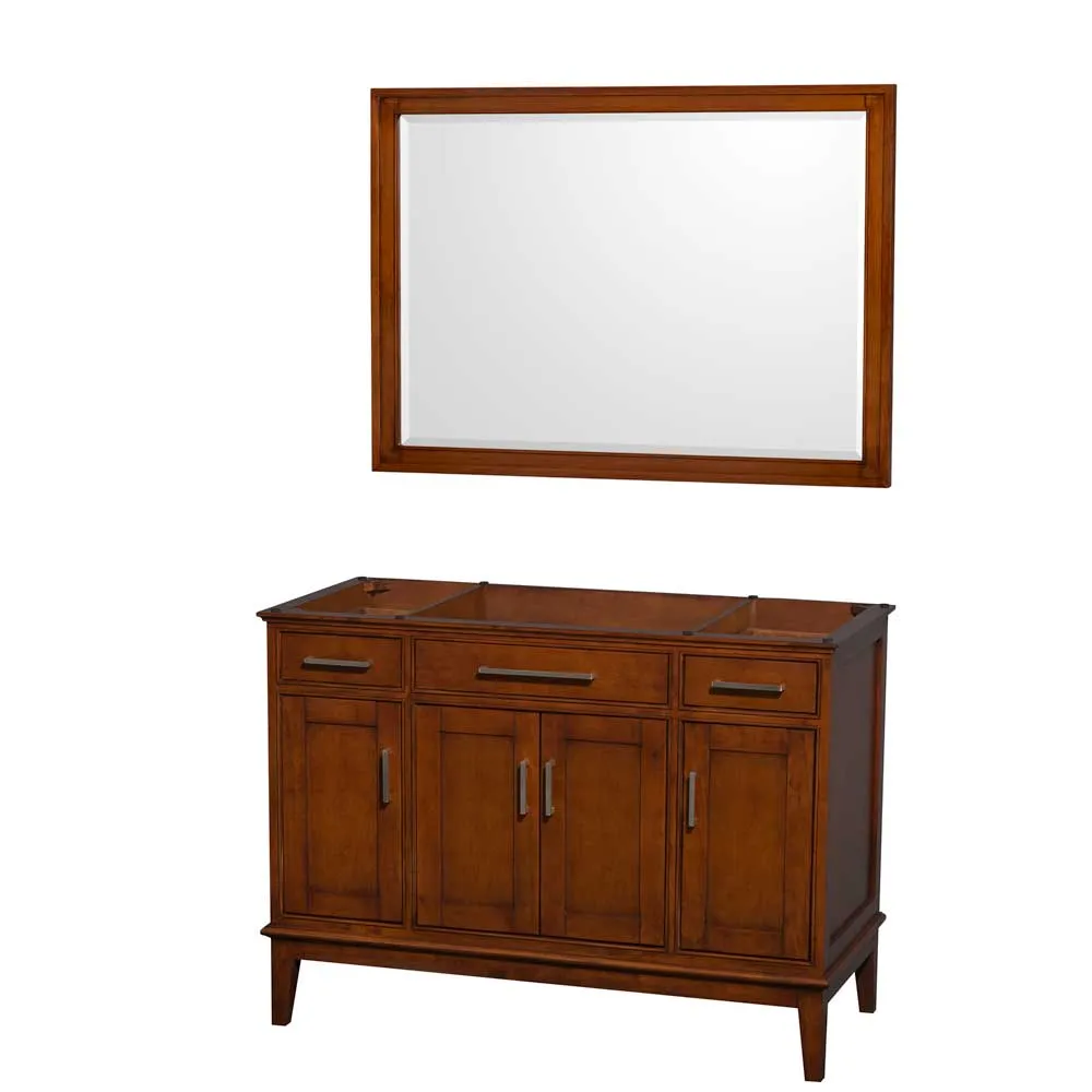 Hatton 48 Inch Single Bathroom Vanity in Light Chestnut