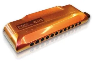 Hohner 'CX12 Jazz' Chromatic Harmonica 7545/48 (Red to Gold)