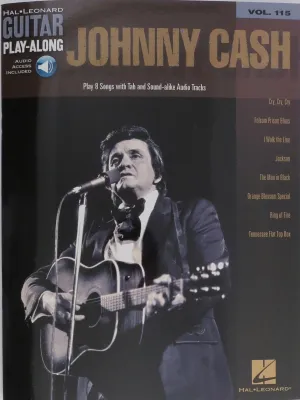 Johnny Cash Guitar Play-Along Volume 115 Audio Access Included